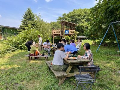 里山での様子