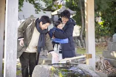 移住体験・湧水巡り